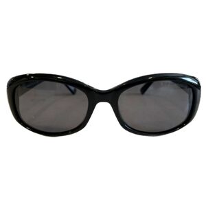 🆕️Emporio Armani RARE 9721/S Black Full Rim Oval Sunglasses